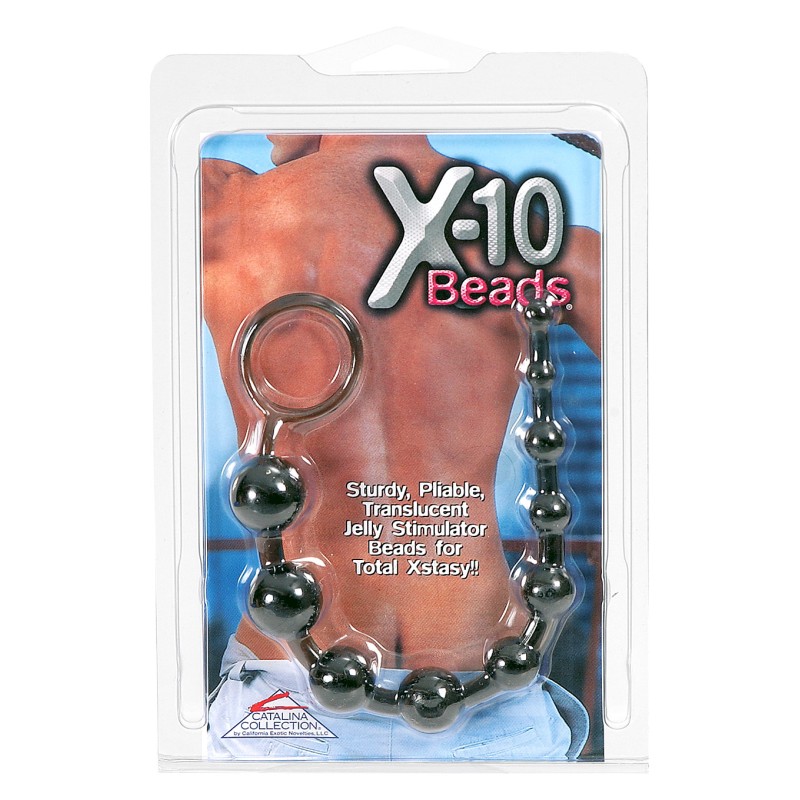 Plug/kulki-X-10 BEADS BLACK